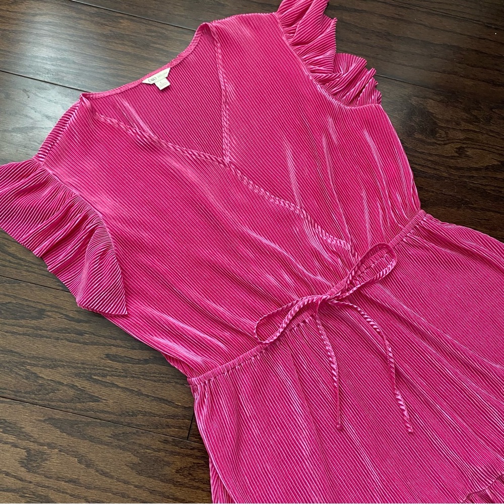 Cato Pink Ruffle Dress - Picture 4 of 9
